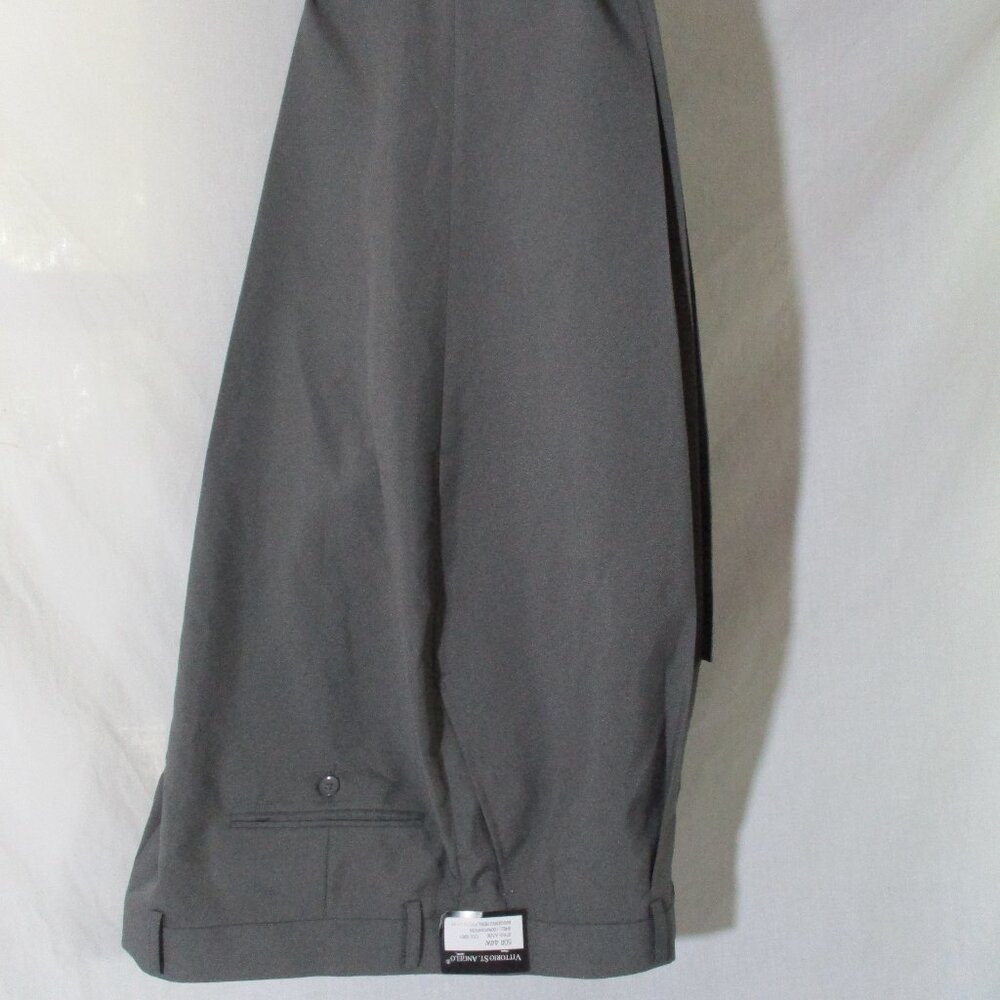 NEW VITTORIO ST. ANGELO Formal SUIT Dress Pant Suit GREY GRAY 44